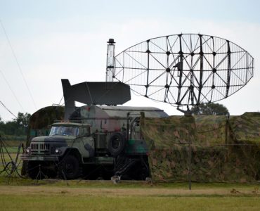 Military radar on a truck - great for topics like defence, flight control etc.