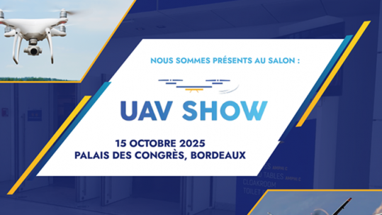 EMG2 est au salon UAV Show 2025.