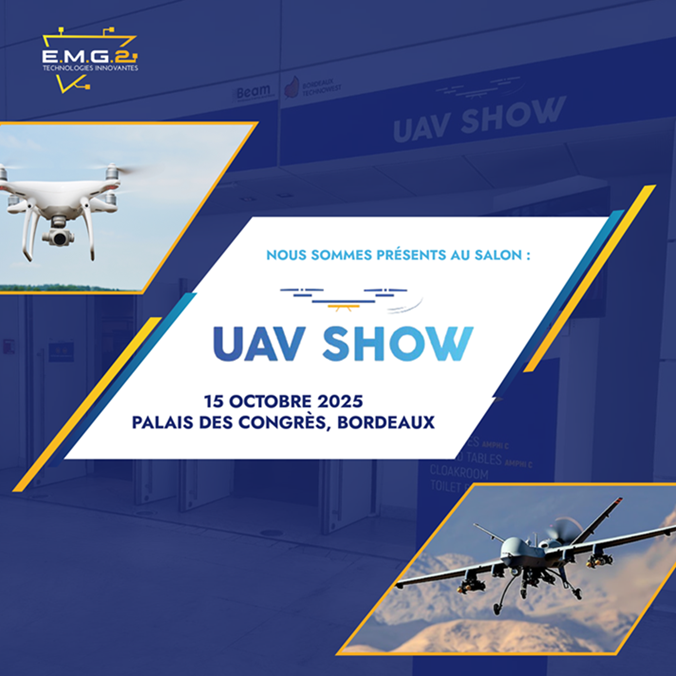 EMG2 est au salon UAV Show 2025.