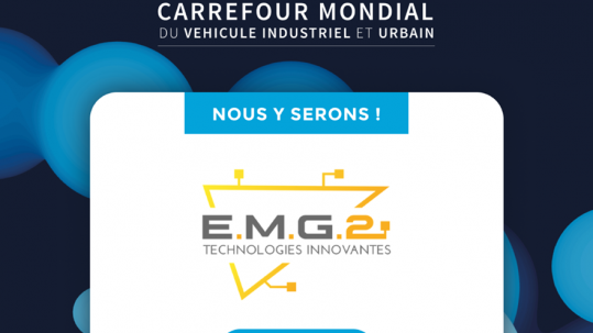 EMG2 est au salon SOLUTRANS 2025.