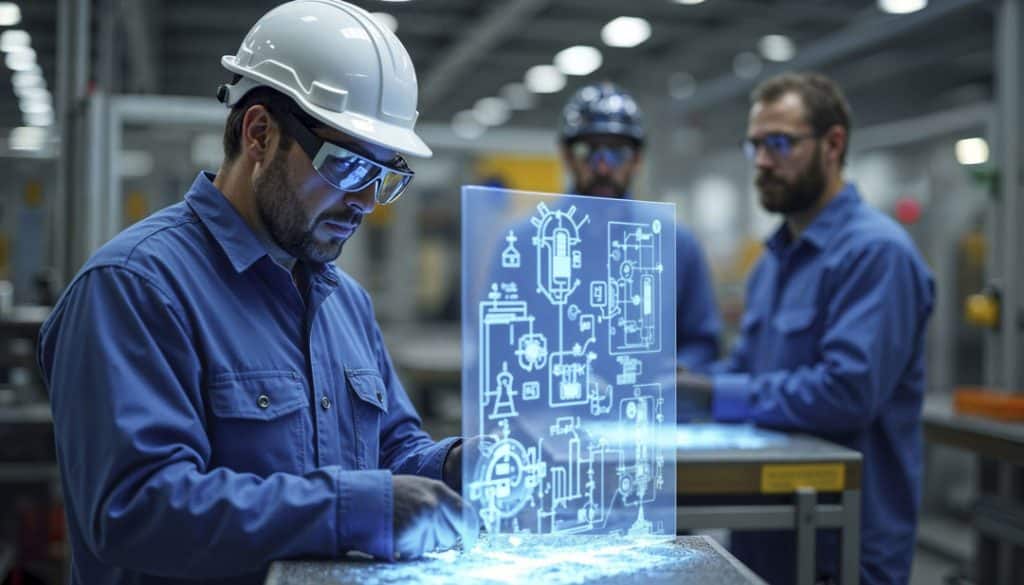 Applications industrielles EMG2 - Futuristic technology concept