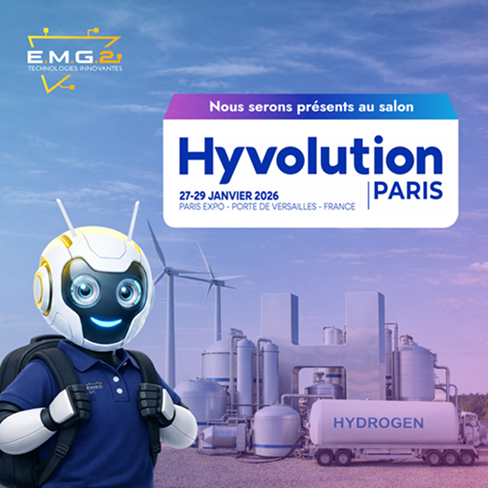 EMG2 sera présent au salon Hyvolution 2026.